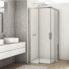 Ronal Sanswiss Divera kabina prysznicowa kwadratowa 90 cm srebrny połysk D22SE2B0905007